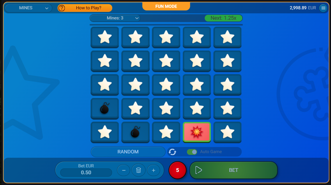 jeu des mines casinozer